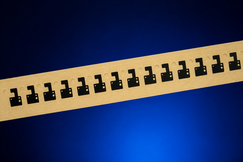 Precision film and laminate stamping
